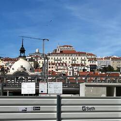 Ankunft Fähre in Lissabon