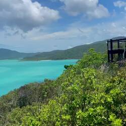 Perfect Views over Whitehaven Beach 🏝️😍
