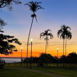 Sunset on the Esplanade — Darwin, NT.