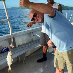 Chris hat zwei gefangen