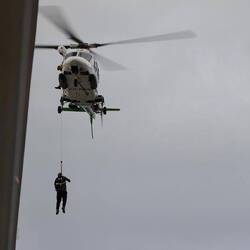 Pilot coming aboard!