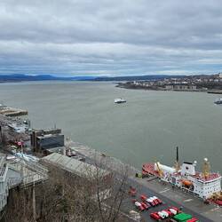 Blick auf den St. Lorenz Strom