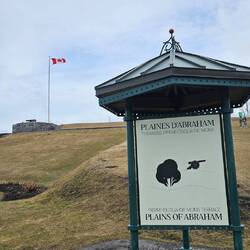 Die Abraham Ebene, 1759 Schauplatz einer Schlacht zwischen Franzosen und Briten