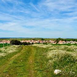 Blick auf San Pedro de Rozados
