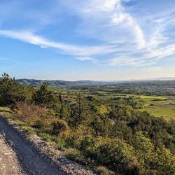 Back tracked and after the highway, there was again the soft green landscapes