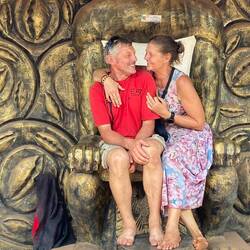 Der König von Bayern mit seiner Königin