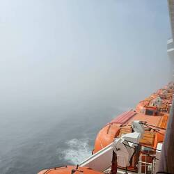 Der Nebel kam recht plötzlich