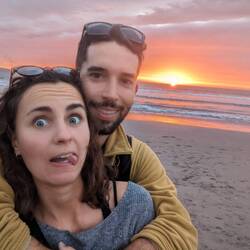 Spontaner Strandbesuch in la Serena