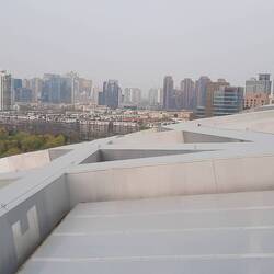 Jede dieser Dachbespannungen musste individuell angefertigt werden... wow!