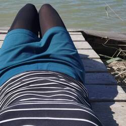 Ich habe einen verlassenen Steg zum Sonnen gefunden!