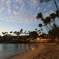 Rechts unser Restaurant für heute abend.