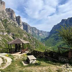 Blick in die Vikos-Schlucht