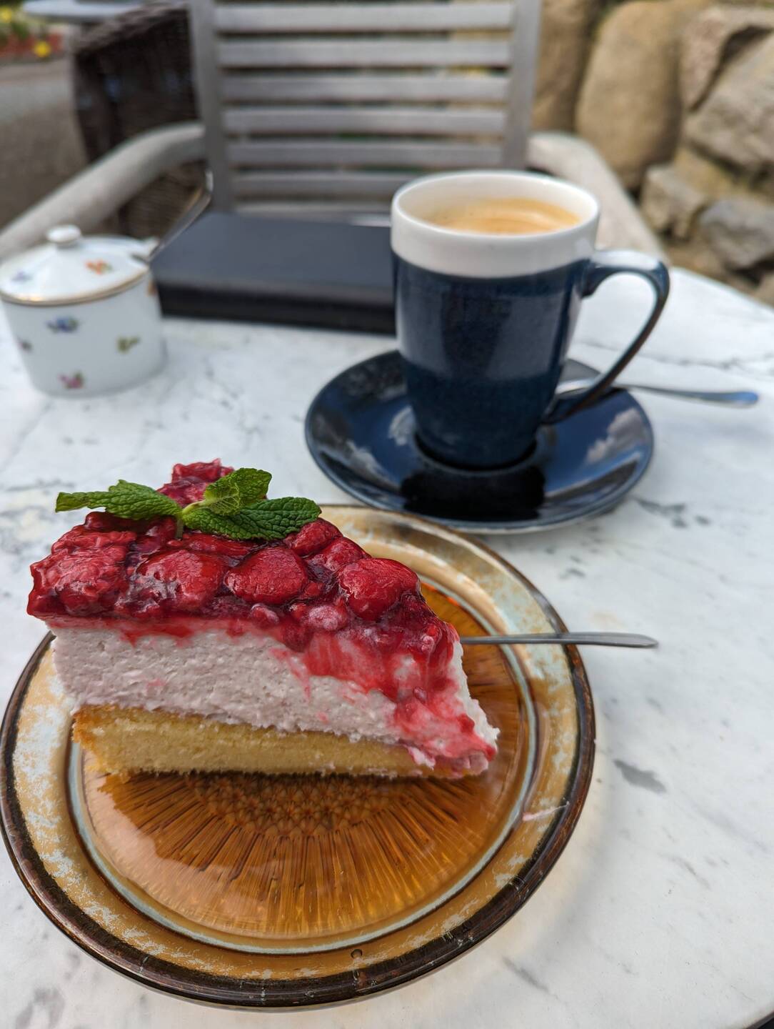 Himbeer-Schmand anders als meiner, aber auch sehr lecker