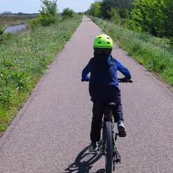 The elevated path gave us a nice view