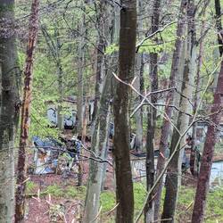 Blick auf den Lost place