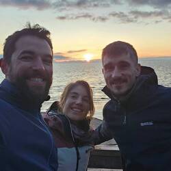 Avec Tom, notre hôte de la journée !