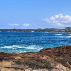 Blick aufs Meer vom Mermaid Pool aus