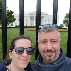 Das weiße Haus. Joe war leider nicht da heute, das Mittagessen musste also entfallen. 😉