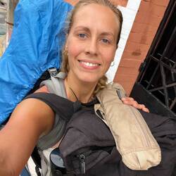 Wie immer vollbepackt