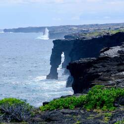 Der natürliche Felsbogen ist 28 m hoch. Es ist aber ungewiss, wie lange er noch besteht