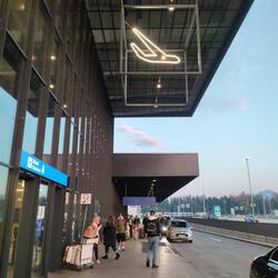 Ljubljana airport.