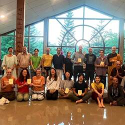 Die englischsprachige Gruppe, zahlenmäßig am stärksten vertreten.