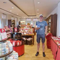 Einkauf bei Halloren