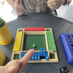 Shut the box. I'm a graceful loser.