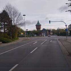 Der Wasserturm ist schon eindrücklich.