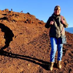 Hier oben war es wieder kalt.