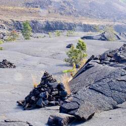 Auf dem Kraterboden angekommen