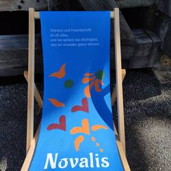 Liegestuhl mit Novalisfersen