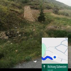 Google Maps kannte die Straße noch...