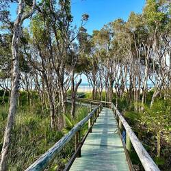Boardwalk to Home Beach