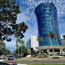 höchstet Haus in Cairns und weit und breit das einzigste..