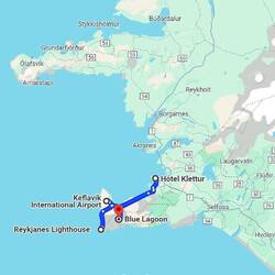 Our route on day 1