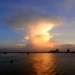 Sunset Cruise auf dem Mekong