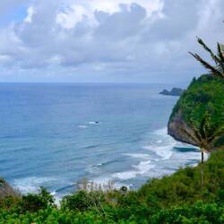 der Endpunkt des Highway, was für eine Steilküste