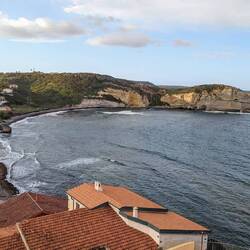 A beautiful sea view from our room