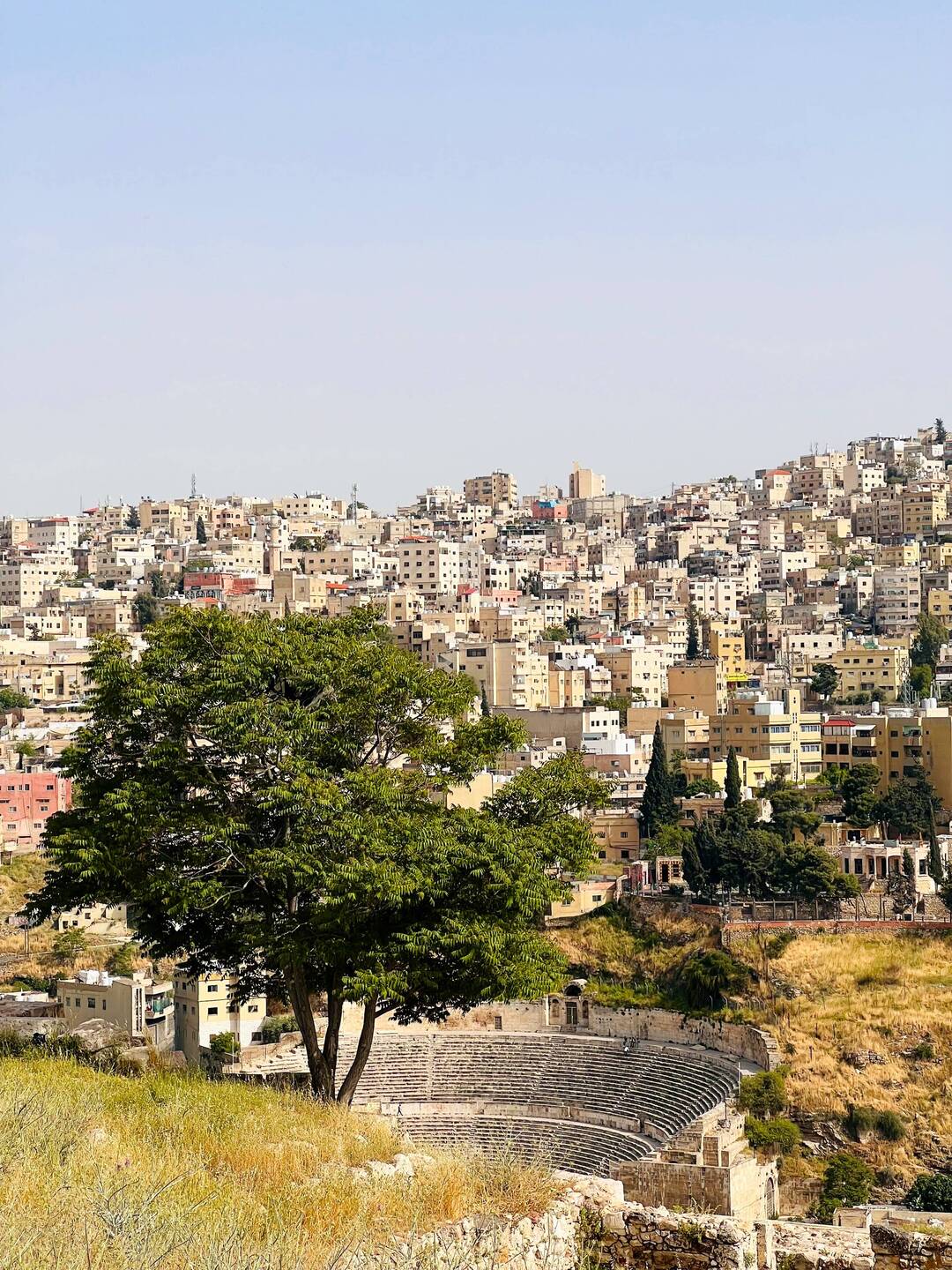 Vista dalla cittadella e teatro romano
