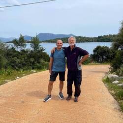 Atherinos Bay mit Peter