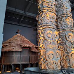 Bidayuh burial poles and Baruk