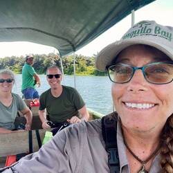 With our guide Stacy and captain Enrique