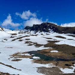 ..sich nur einer schneebefreit zeigt.