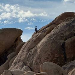 Unser Nachbar Scott ist ein begeisterter Felsenkletterer