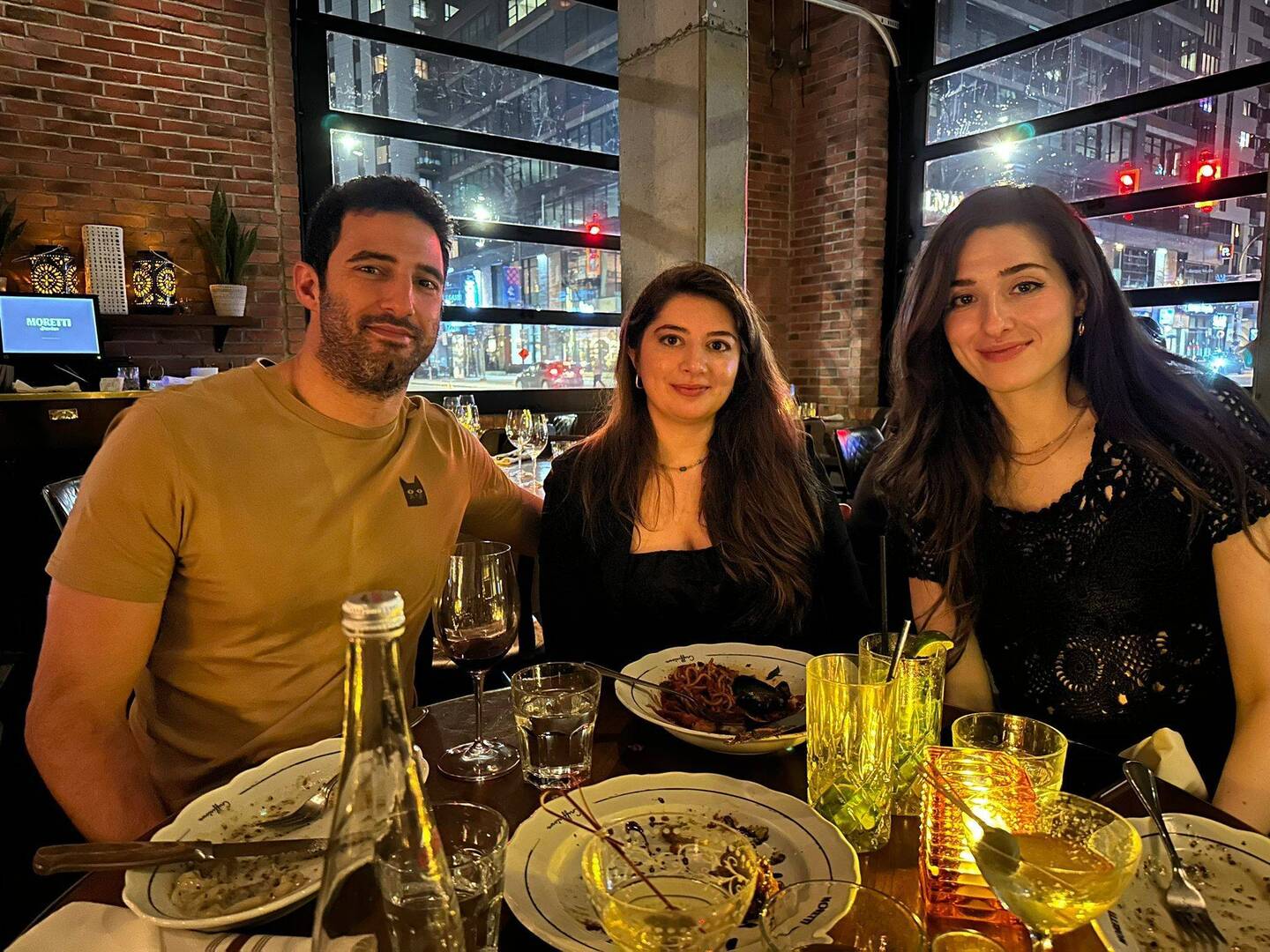 Dinner at Morettis