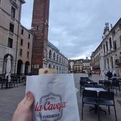 Ma première piadine d'Italie 😋