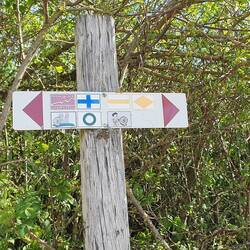 Viele Wanderwege, gut markiert