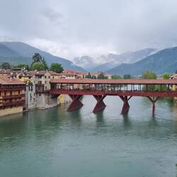 Ponte Vecchio (Ponte dei Alpini) sur le Brenta