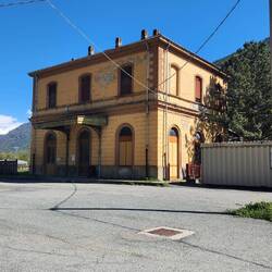 Disused train station at Chambave